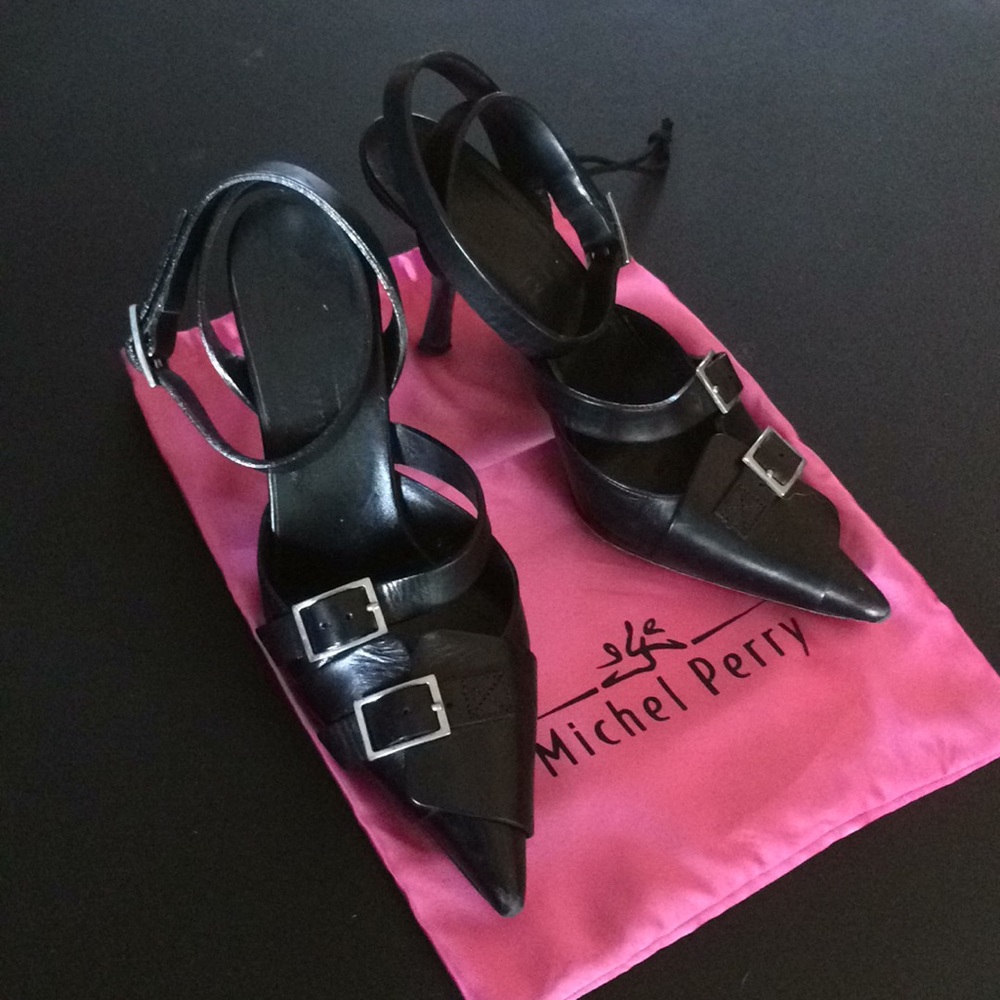 Michel Perry strappy mules